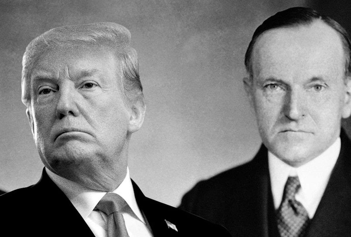 Donald Trump; Calvin Coolidge (AP/Salon)