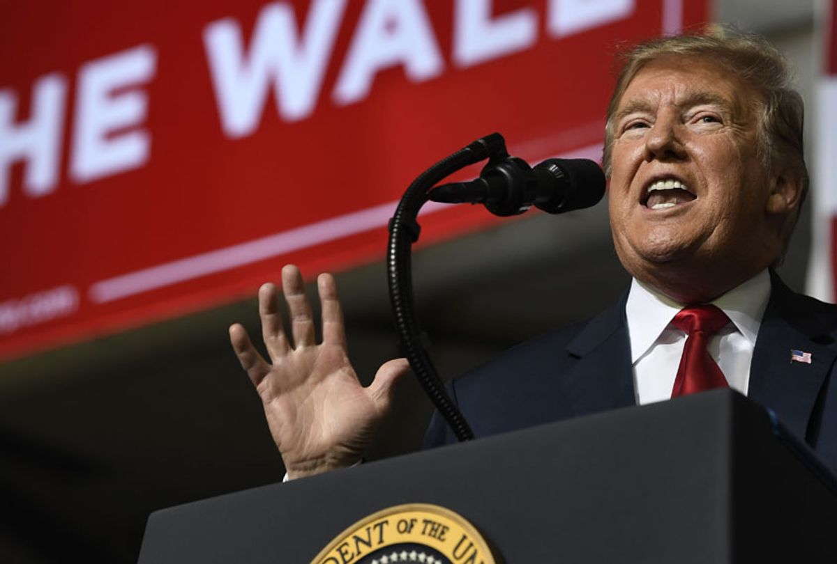 President Donald Trump speaks during a rally in El Paso, Texas, Monday, Feb. 11, 2019. (AP/Susan Walsh)