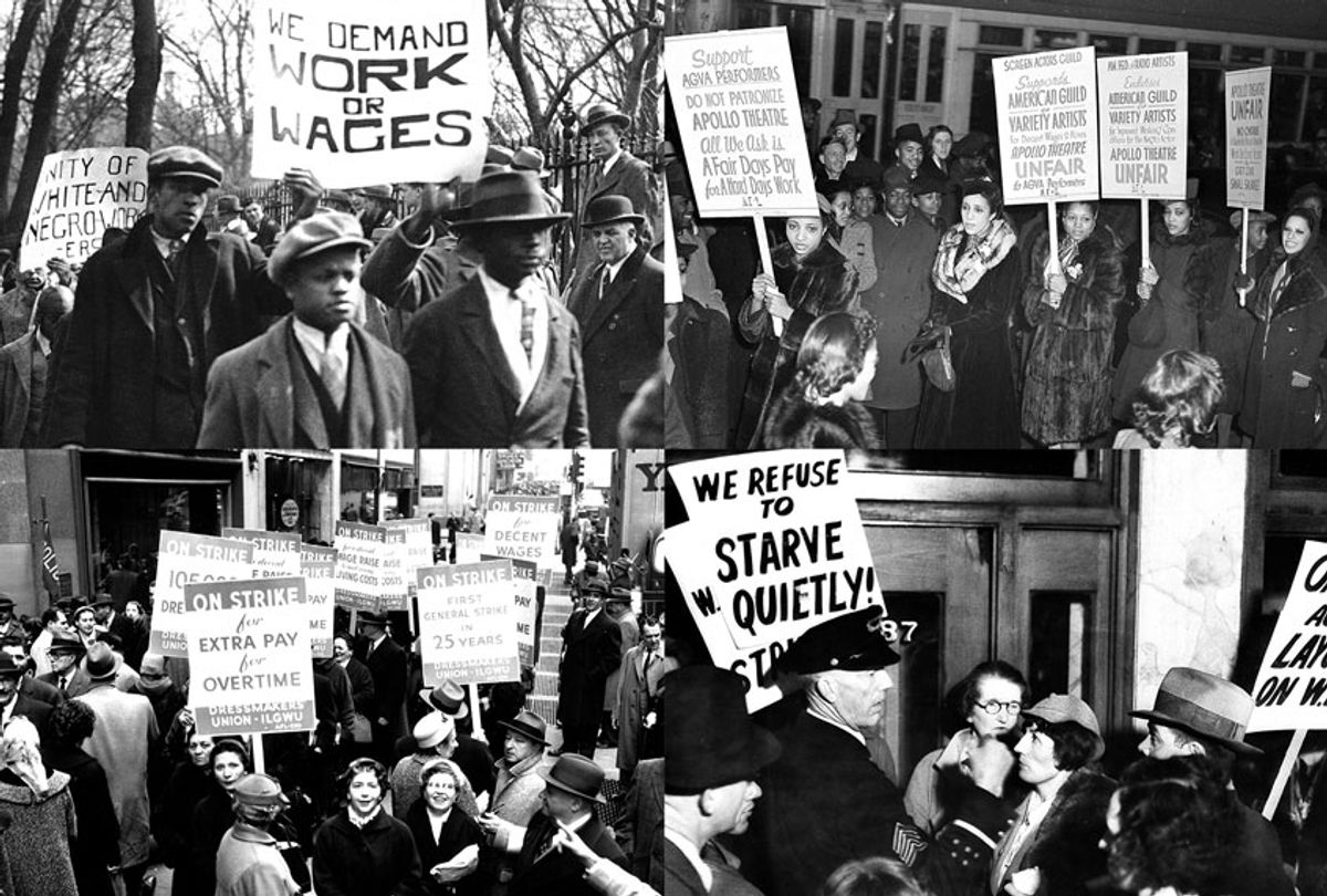 Labor Strikes of old (Associated Press)