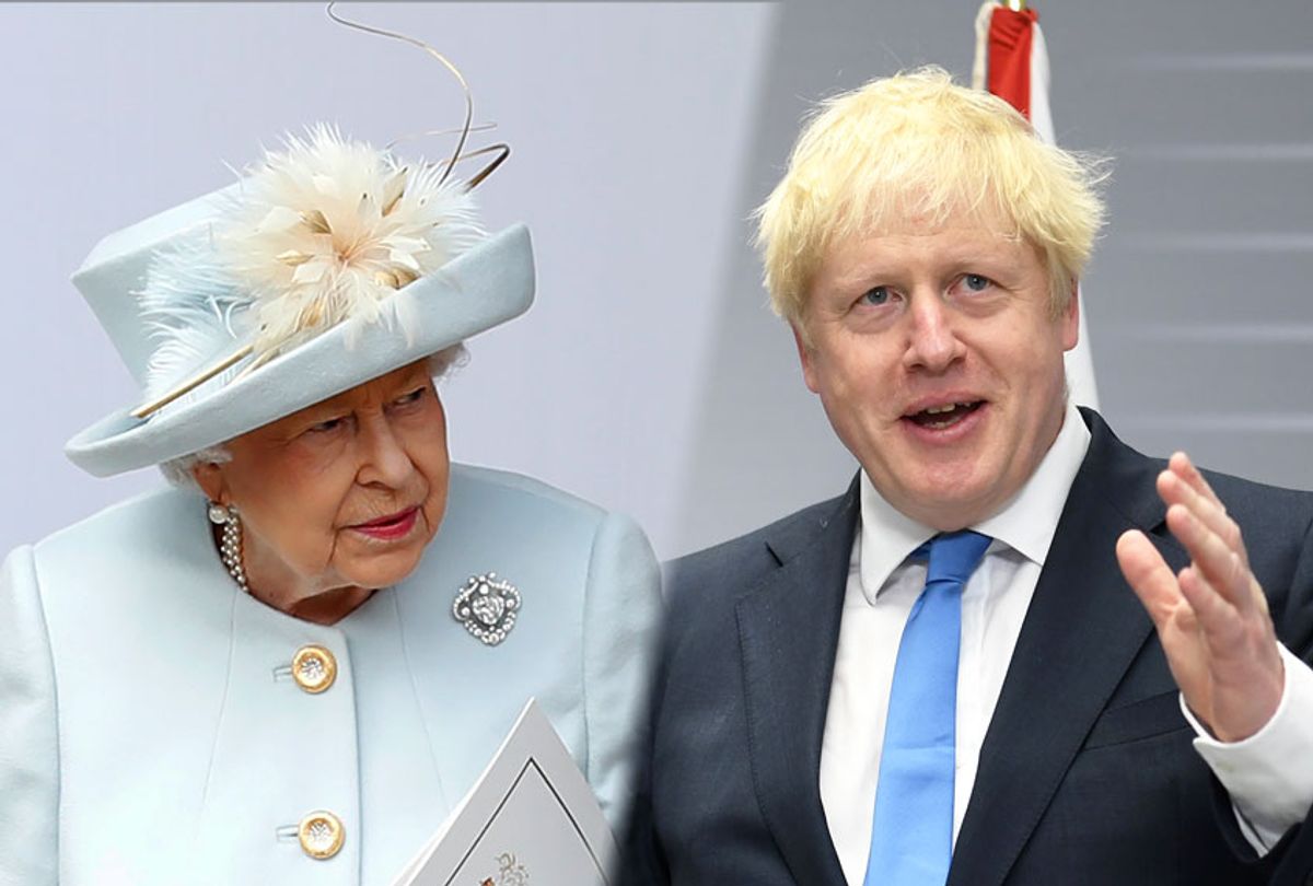 Queen Elizabeth II and Boris Johnson (Getty/Pool/Alastair Grant)