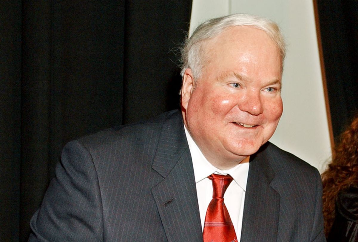 Author Pat Conroy attends a benefit reading for actor Frank Muller at Town Hall February 2, 2002 in New York City (Jeffrey Vock/Getty Images)