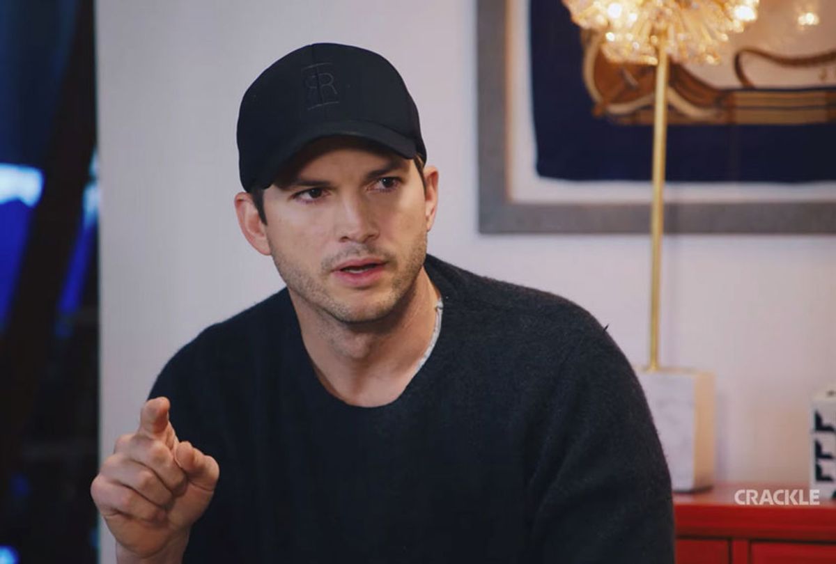 Ashton Kutcher in his upcoming feature film "Going From Broke" (Sony/Crackle)