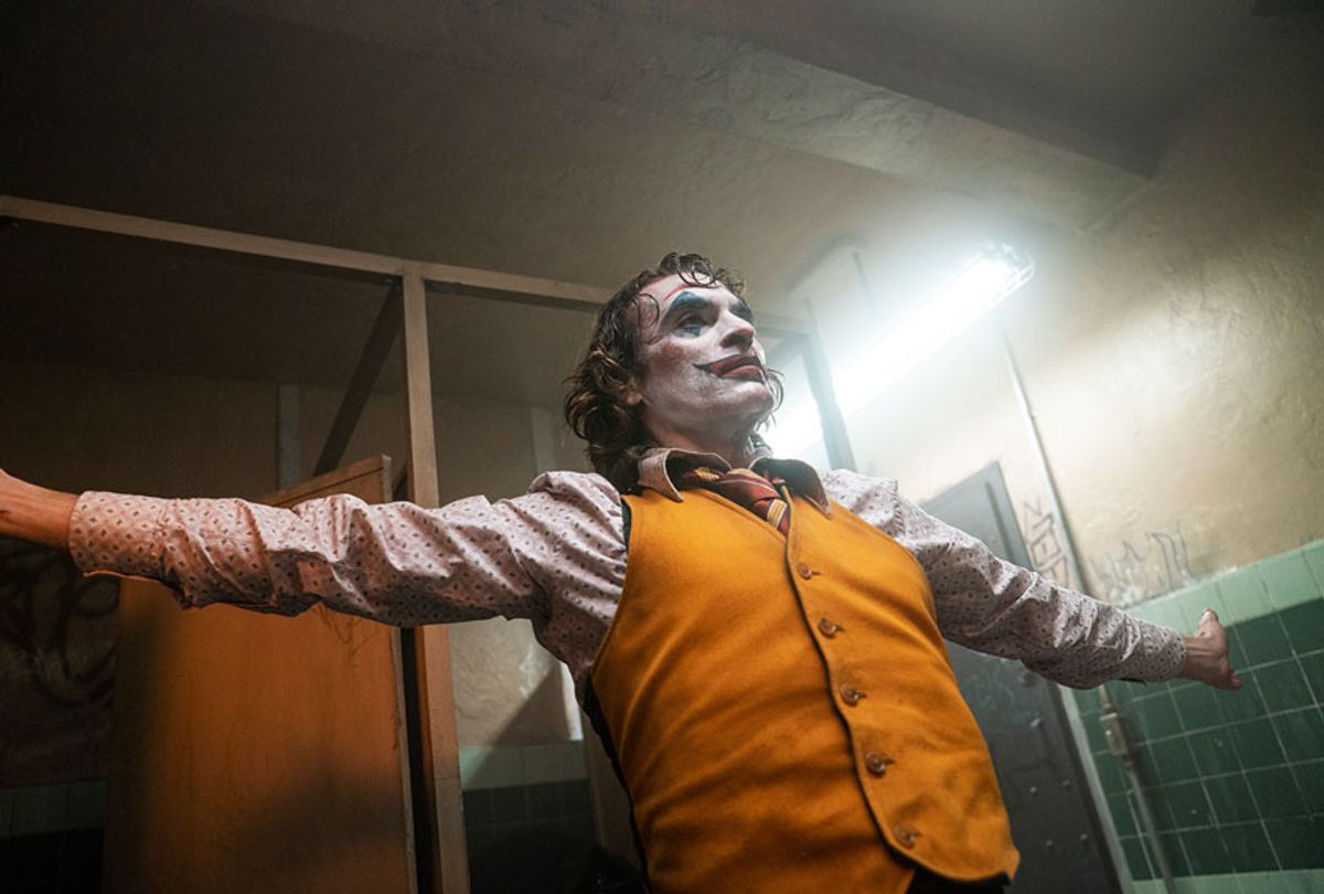 JOAQUIN PHOENIX as Arthur Fleck in Warner Bros. Pictures, Village Roadshow Pictures and BRON Creative’s “JOKER,” a Warner Bros. Pictures release. (Warner Bros. Entertainment/Niko Tavernise)