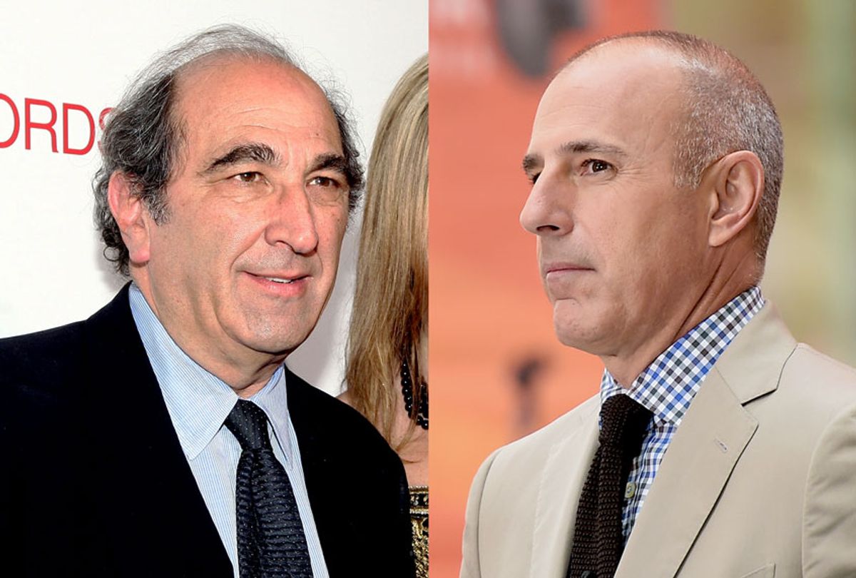 Chairman of NBC News and MSNBC Andrew Lack and former "Today Show" Co-host Matt Lauer (Michael Loccisano/Alberto E. Rodriguez/Getty Images)