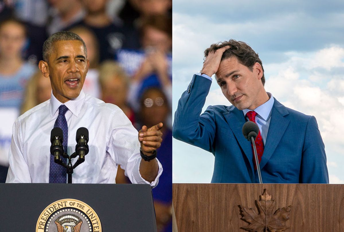 Barrack Obama and Justin Trudeau (AP Photo/Salon)