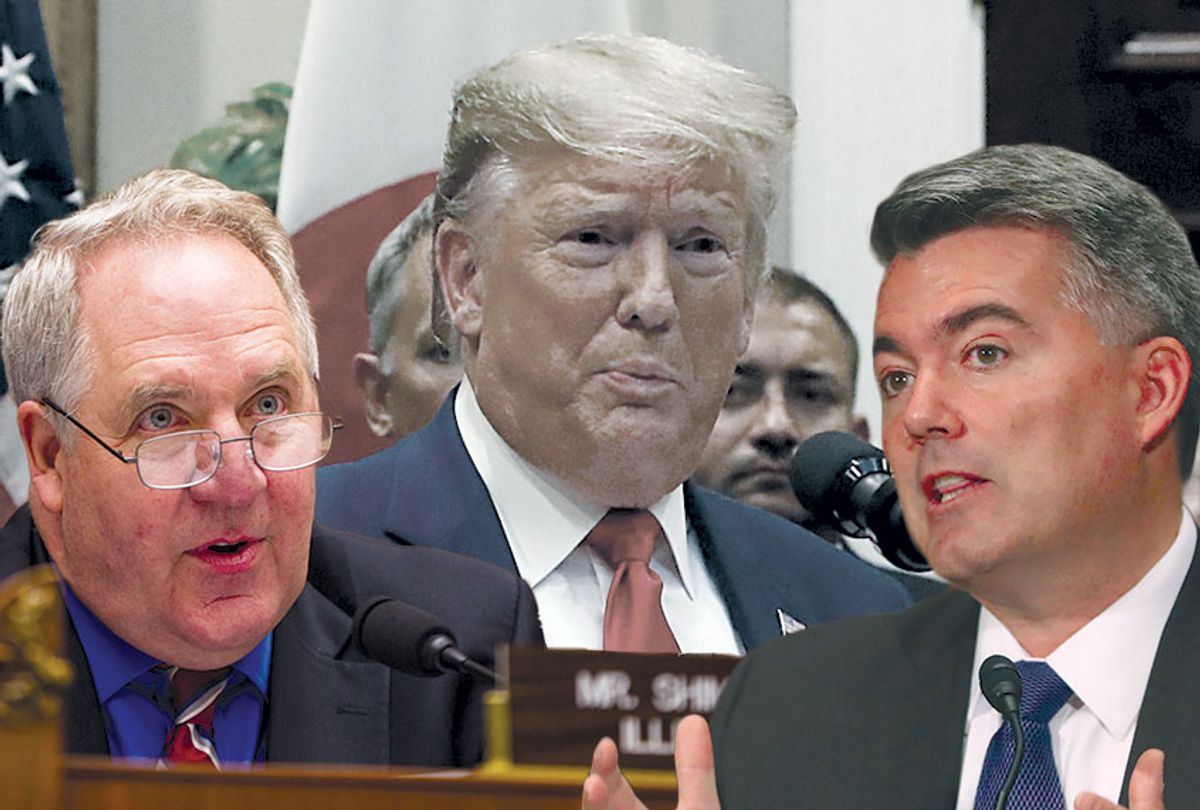 John Shimkus, Corey Gardner and Donald Trump (Getty Images/Salon)