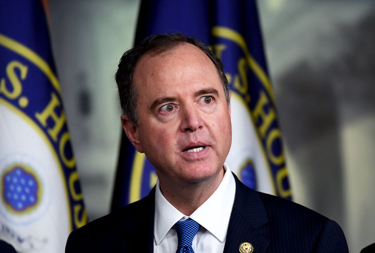 House Intelligence Committee Chairman Adam Schiff, D-Calif., speaks during a news conference on Capitol Hill in Washington, Thursday, Oct. 31, 2019.  (AP Photo/Susan Walsh)