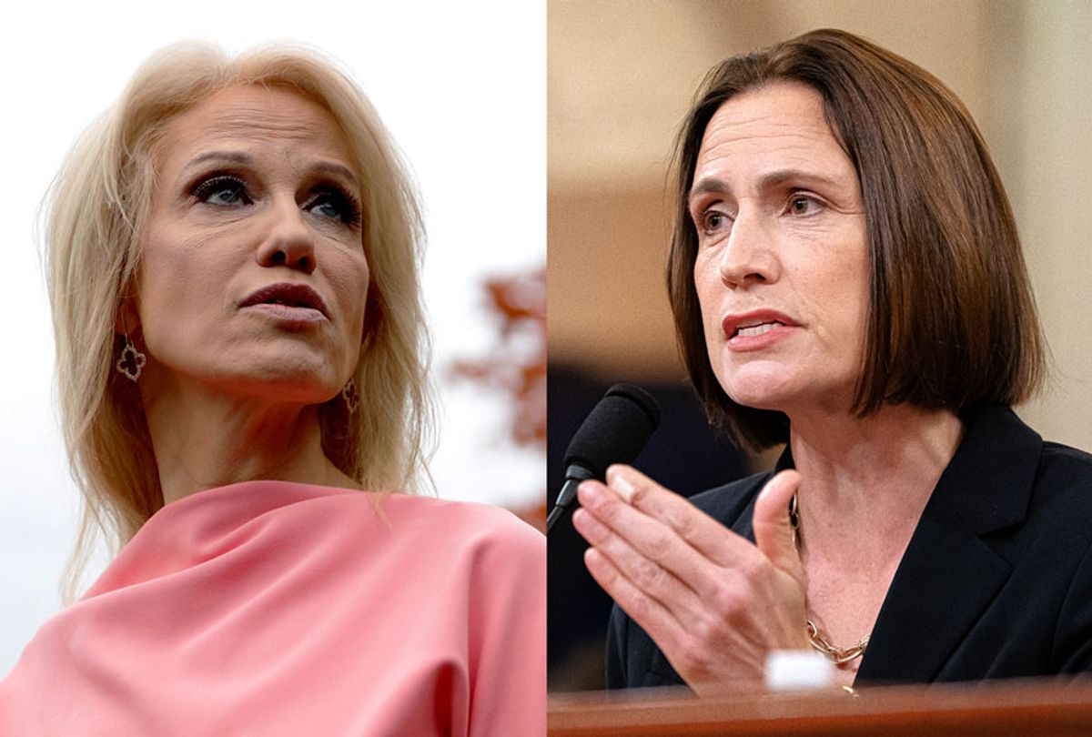 Kellyanne Conway and Fiona Hill (Geyy Images/Jeff Malet Photography)