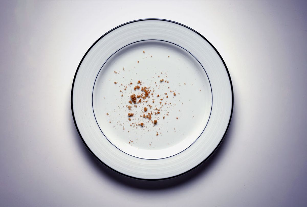 Plate with just crumbs (Getty Images)