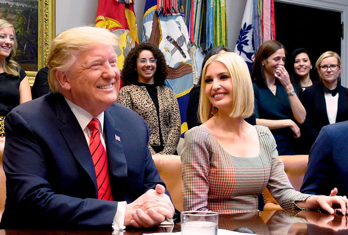 Donald Trump and Ivanka Trump (JIM WATSON/AFP via Getty Images)