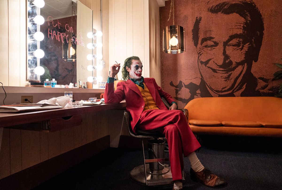 JOAQUIN PHOENIX as Joker in Warner Bros. Pictures, Village Roadshow Pictures and BRON Creative’s “JOKER,” a Warner Bros. Pictures release. (Warner Bros. Entertainment Inc.)