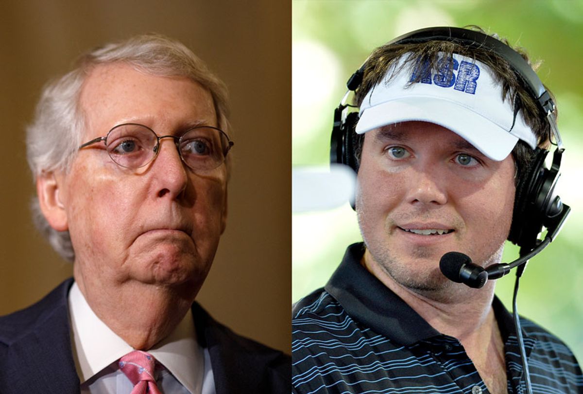 Mitch McConnell and Matt Jones (Getty Images/AP Photo)