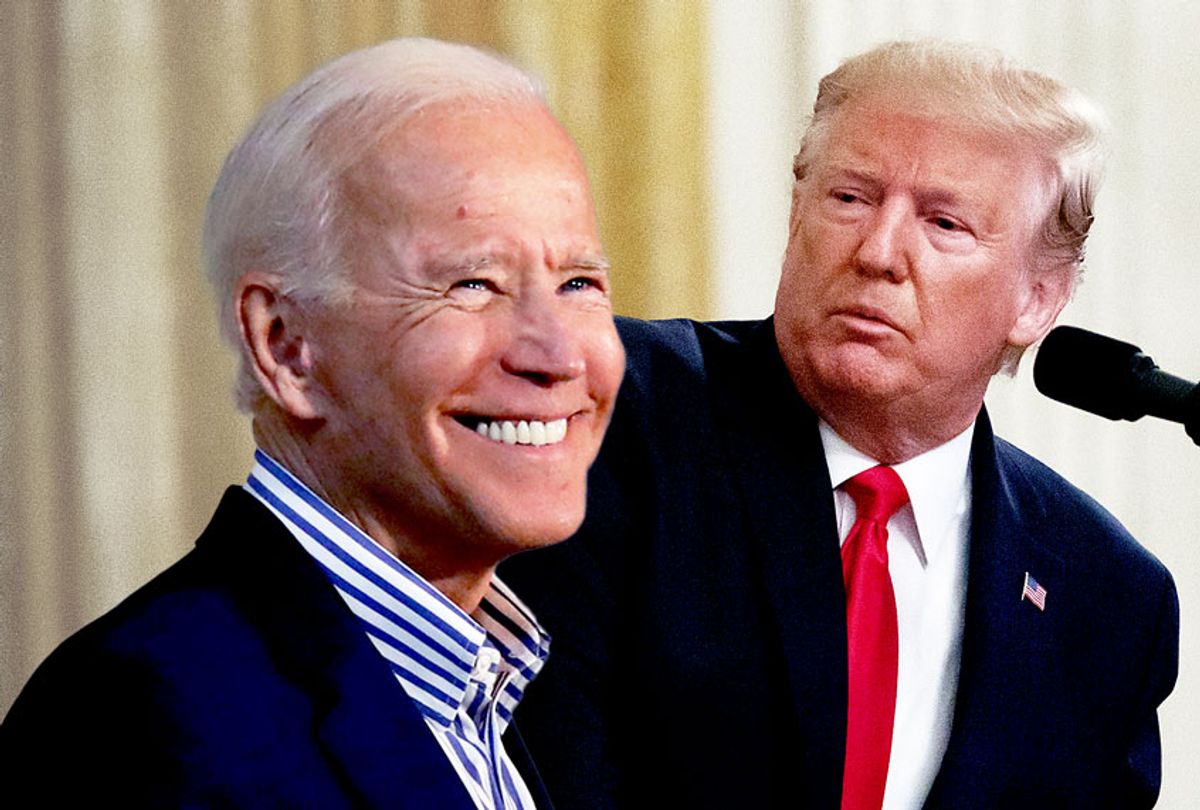 Donald Trump and Joe Biden (AP Photo/Salon)