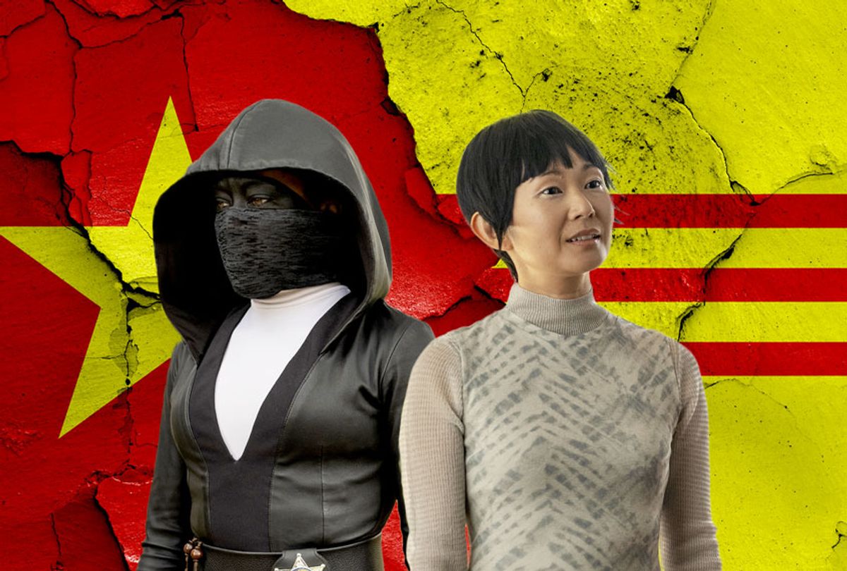 Regina King and Hong Chau from HBO's Watchmen (HBO/Getty Images/Salon)