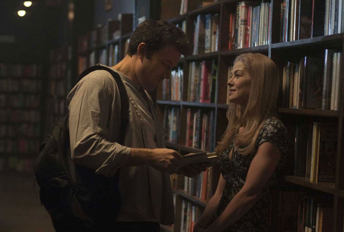 Amy Dunne and Ben Afleck in "Gone Girl" (20th Century Fox)