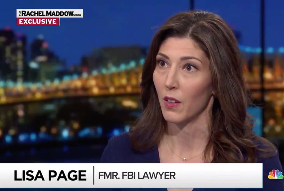 Lisa Page interview with Rachel Maddow  (MSNBC)