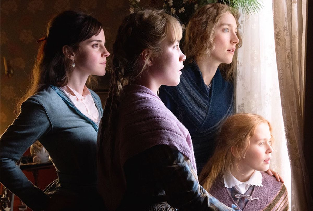 Emma Watson, Saoirse Ronan, Eliza Scanlen and Florence Pugh in LITTLE WOMEN. (Columbia Pictures/Sony Pictures/Wilson Webb)