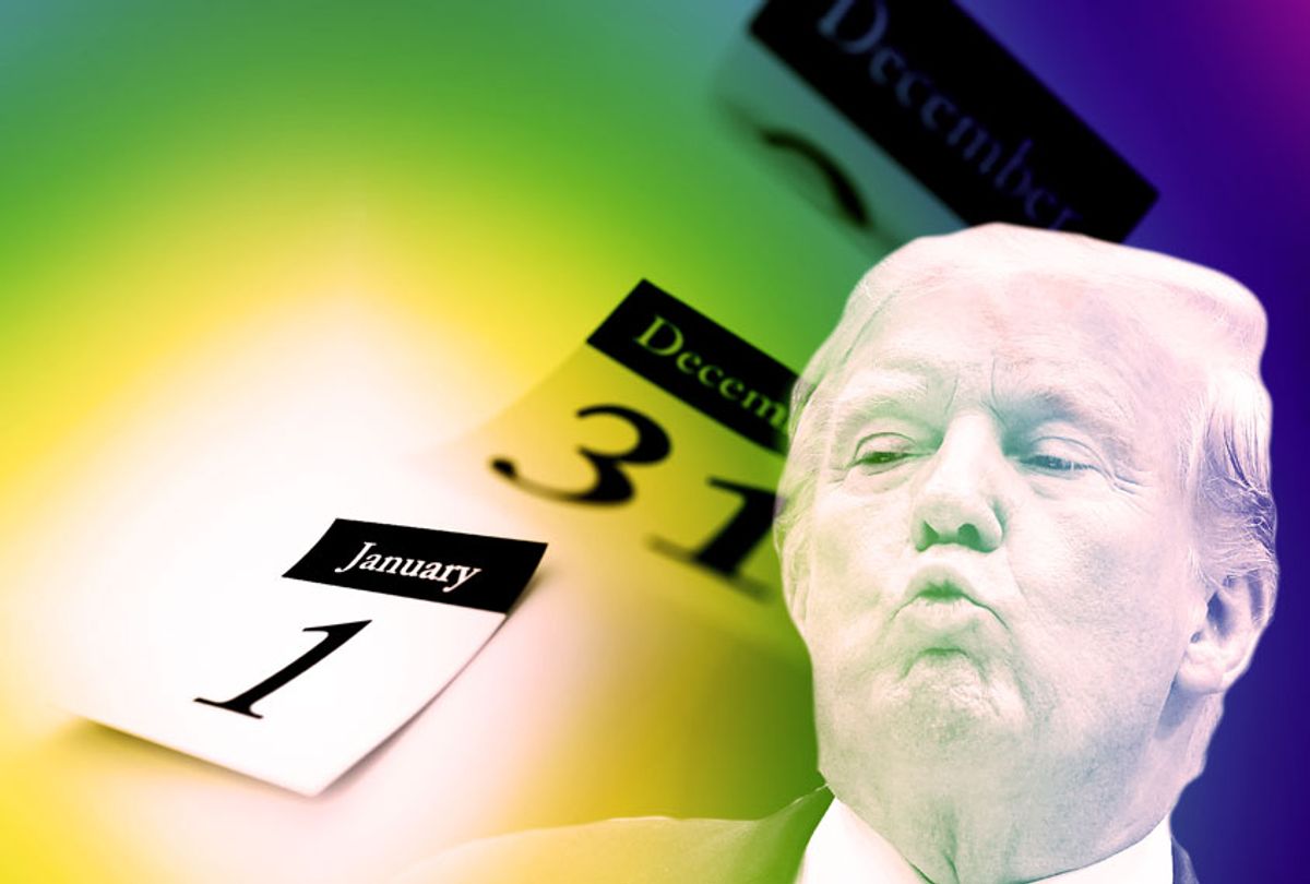 The calendar countdown and Donald Trump (Getty Images/Salon)