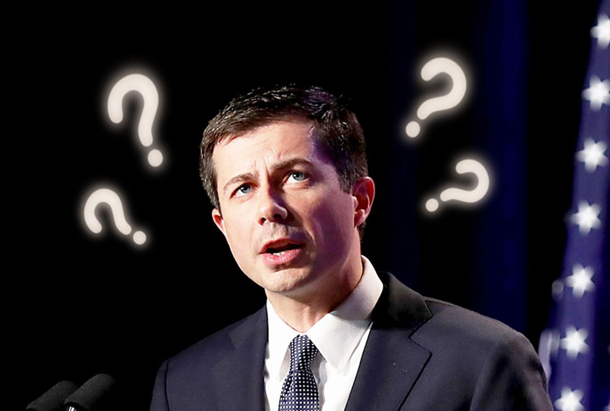 Democratic presidential candidate South Bend, Indiana Mayor Pete Buttigieg  (Joe Raedle/Getty Images)
