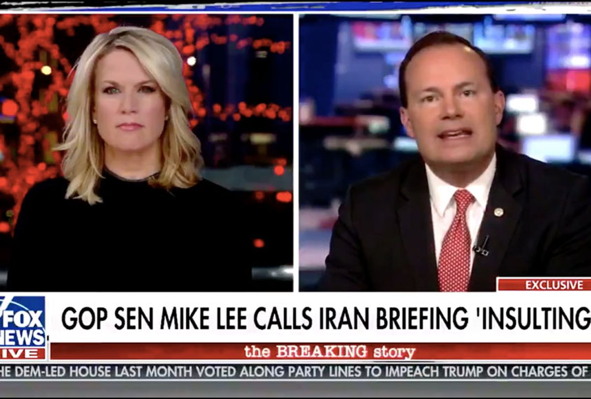 Senator Mike Lee appears on Fox News (Fox News)