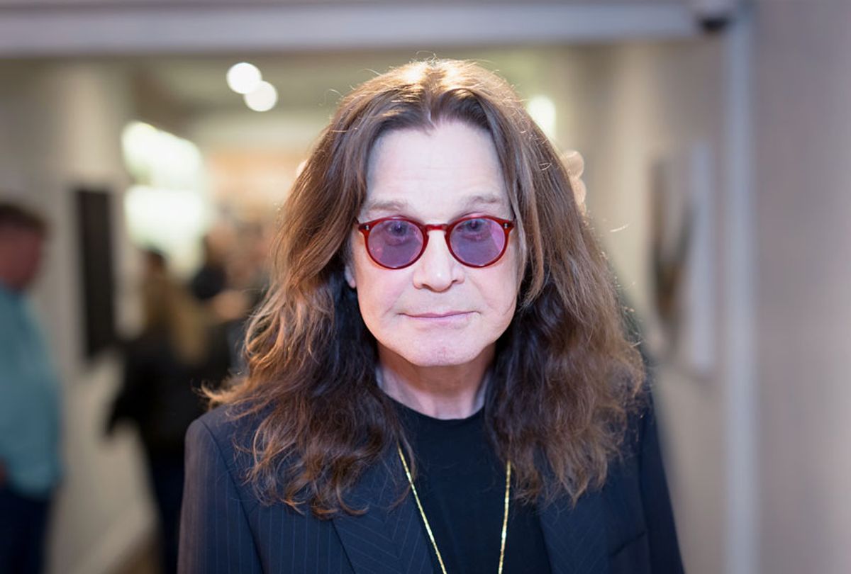 Singer Ozzy Osbourne attends the Billy Morrison - Aude Somnia Solo Exhibition at Elisabeth Weinstock on September 28, 2017 in Los Angeles, California. (Greg Doherty/Getty Images)