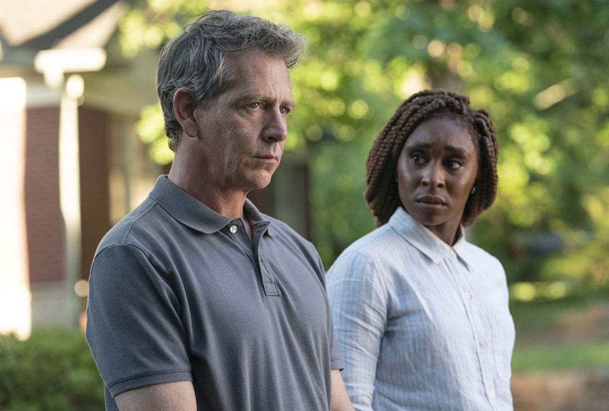 Ben Mendelsohn and Cynthia Erivo in "The Outsider" (Bob Mahoney/HBO)