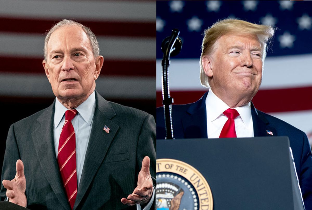Michael Bloomberg and Donald Trump (Getty Images/Scott Heins/Saul Loeb/AFP)