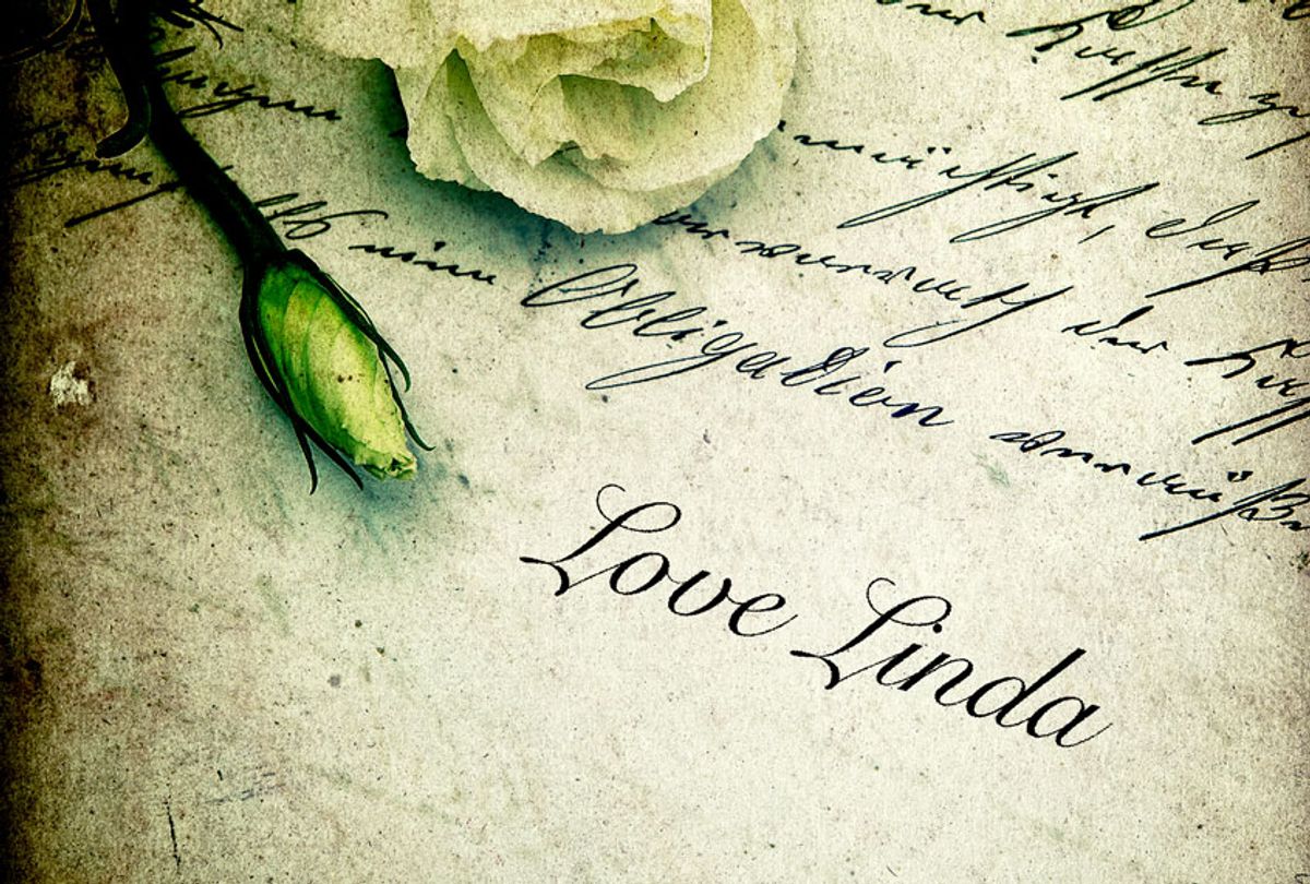 Old handwritten love letter with flowers (Getty Images/Salon)