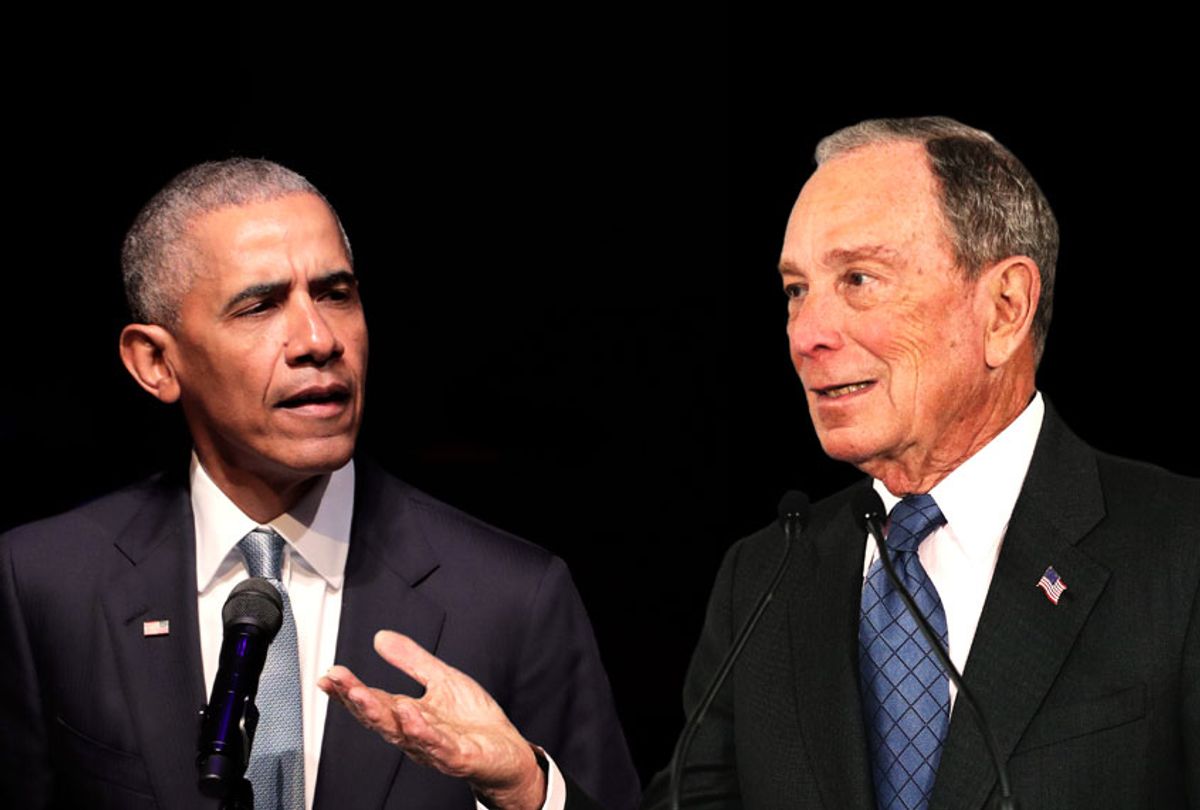 Barack Obama and Michael Bloomberg (AP Photo/Salon)
