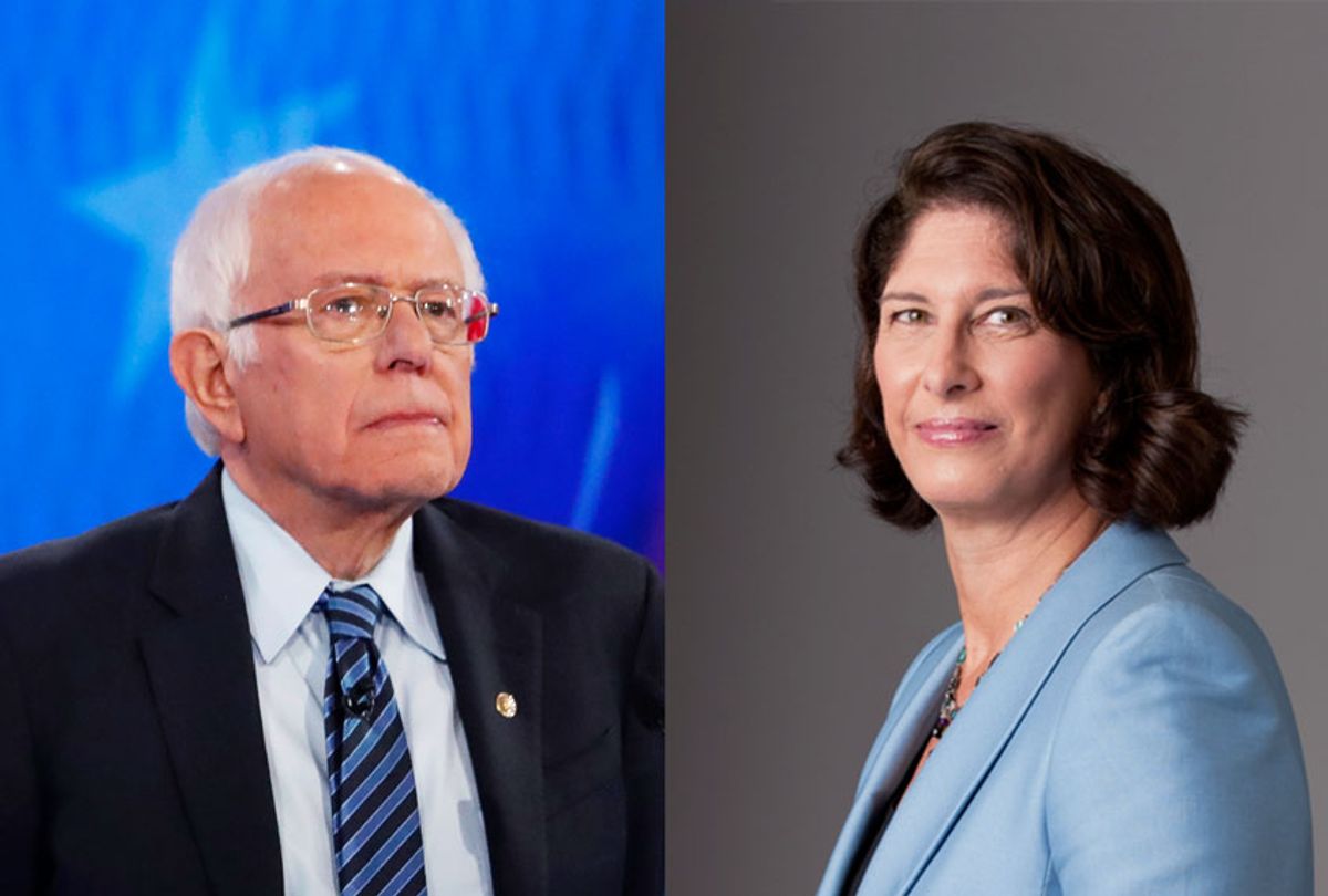 Bernie Sanders and Mara Liasson (AP Photo/NPR/Salon)