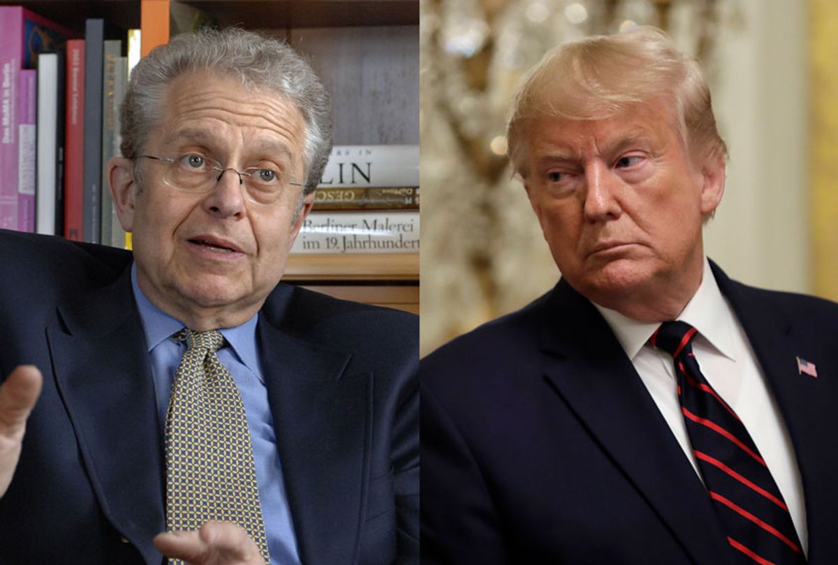 Laurence Tribe and Donald Trump (AP Photo/Getty Images/Salon)