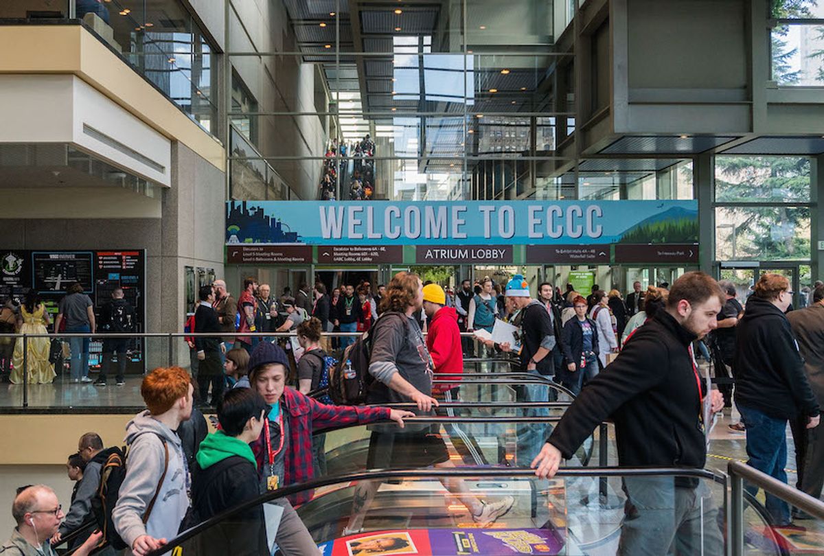 Fans attend Emerald City Comic Con at Washington State Convention Center on March 1, 2018 in Seattle, Washington. (Suzi Pratt/Getty Images)