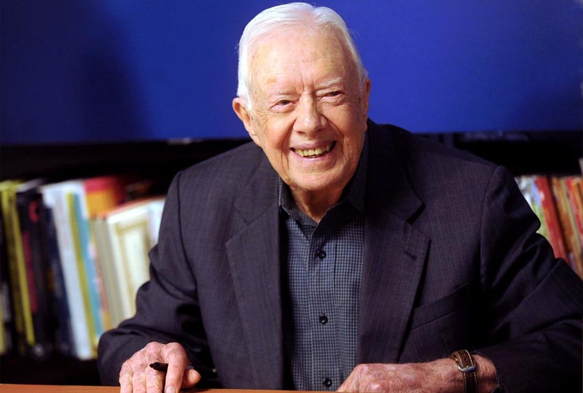 Former President of The United States of America Jimmy Carter (zz/Dennis Van Tine/STAR MAX/IPx )