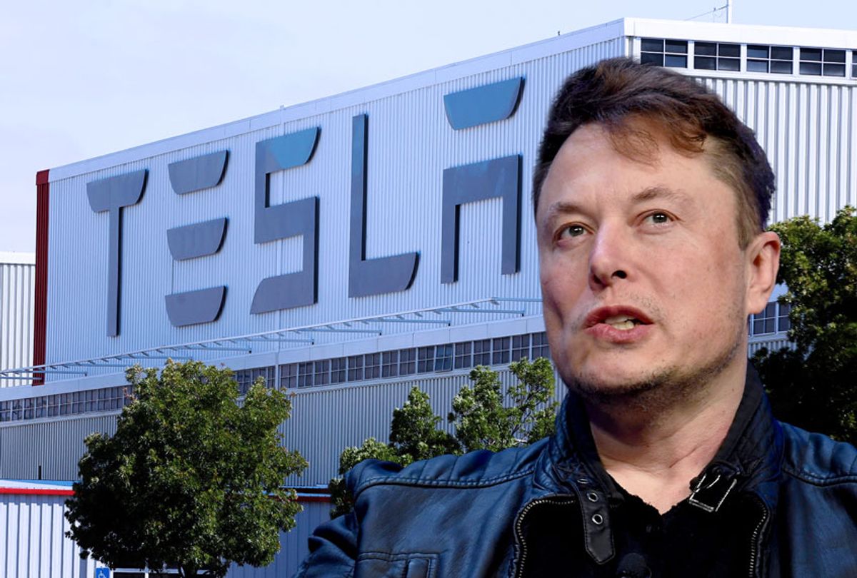 Elon Musk | Tesla Factory (Photo illustration by Salon/Getty Images)