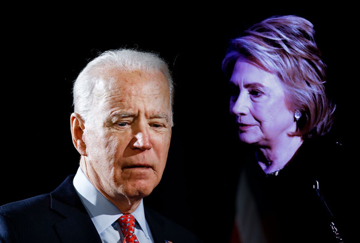 Joe Biden and Hillary Clinton (AP Photo/Salon)