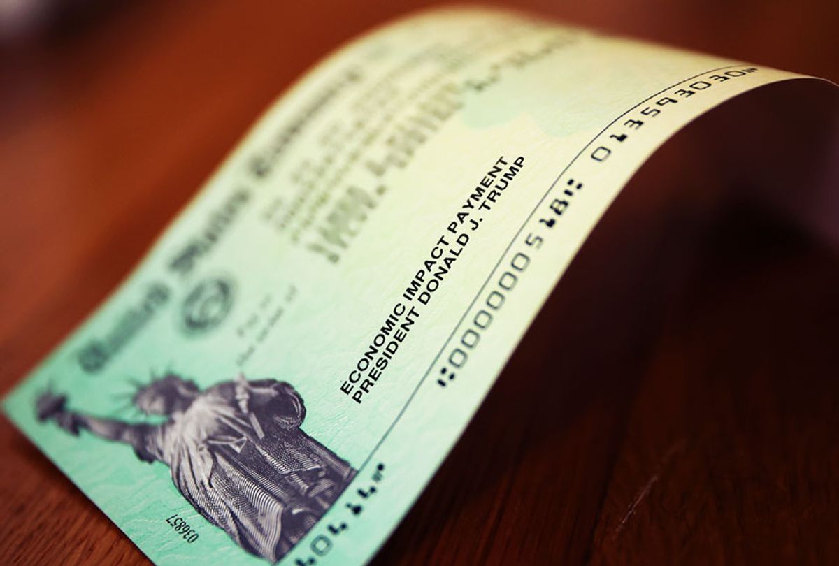 Coronavirus economic assistance checks that were sent to citizens across the country (Chip Somodevilla/Getty Images)