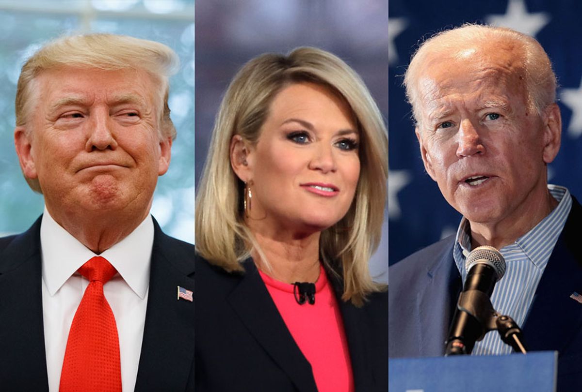 Donald Trump, Martha MacCallum, and Joe Biden (Salon/AP Photo/Getty Images)