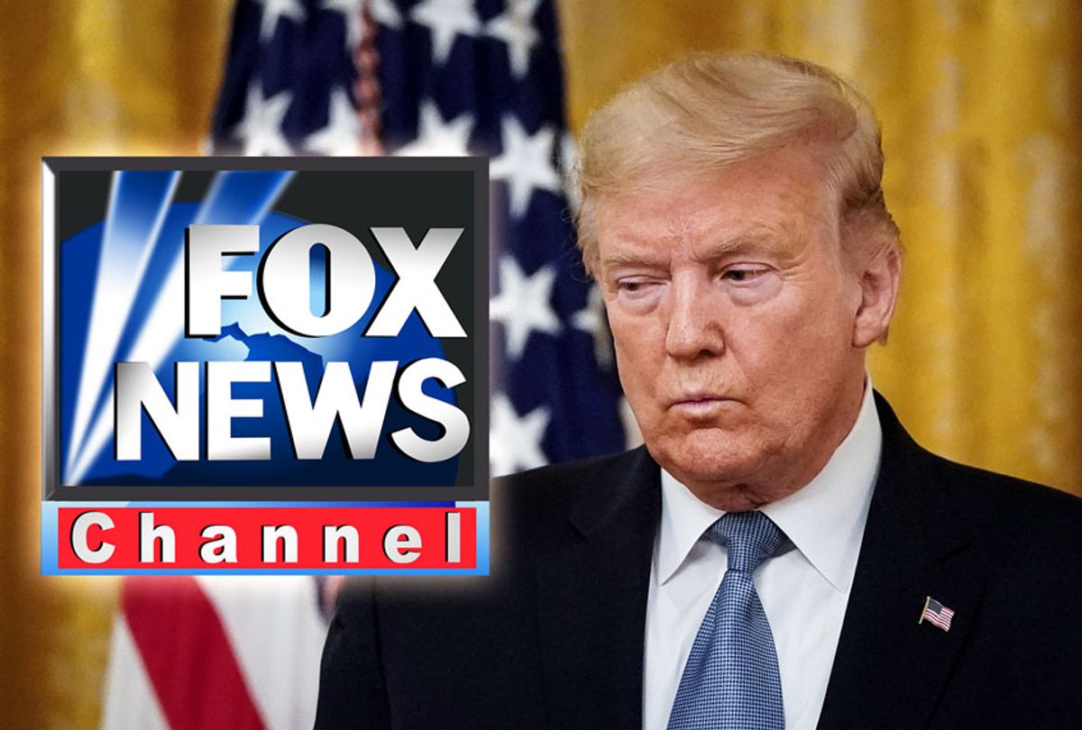 Donald Trump | Fox News logo (Getty Images/FOX NEWS/Salon)