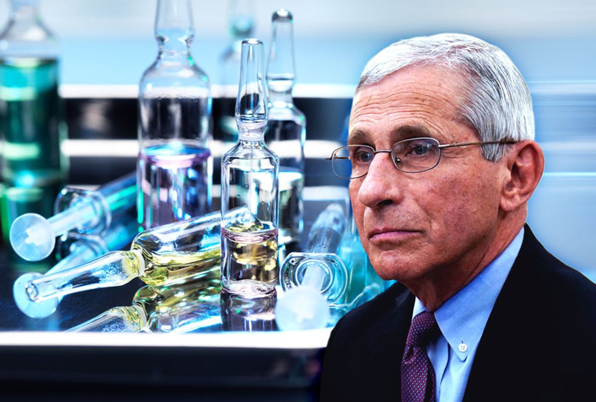 Anthony Fauci | Vaccine Vials (Salon/Getty Images)