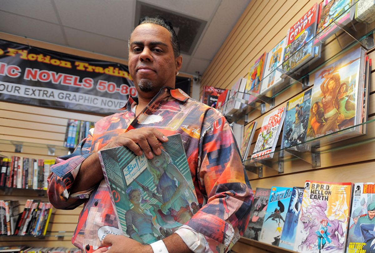 Comic book artist and Seal Beach resident Georges Jeanty at Pulp Fiction comic book store in Long Beach, CA (Getty Images/Scott Varley/Digital First Media/Torrance Daily Breeze)