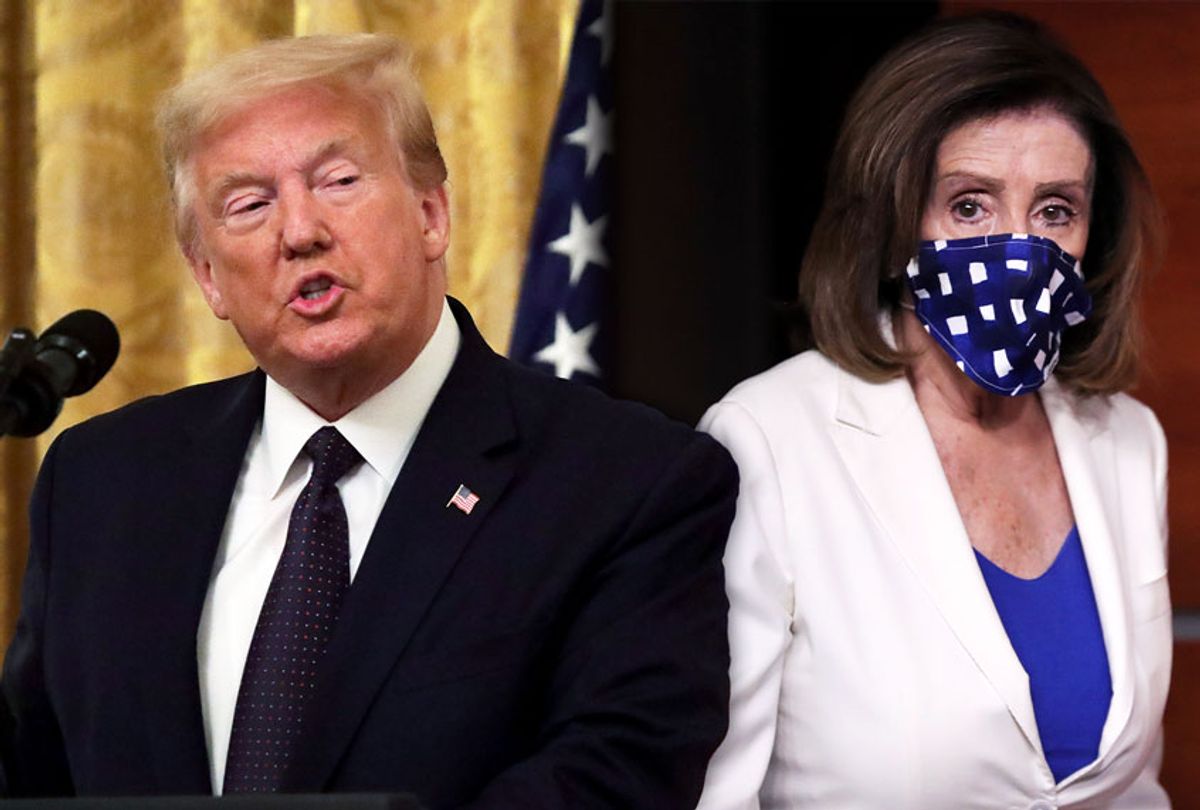 Donald Trump and Nancy Pelosi (Getty Images/Salon)