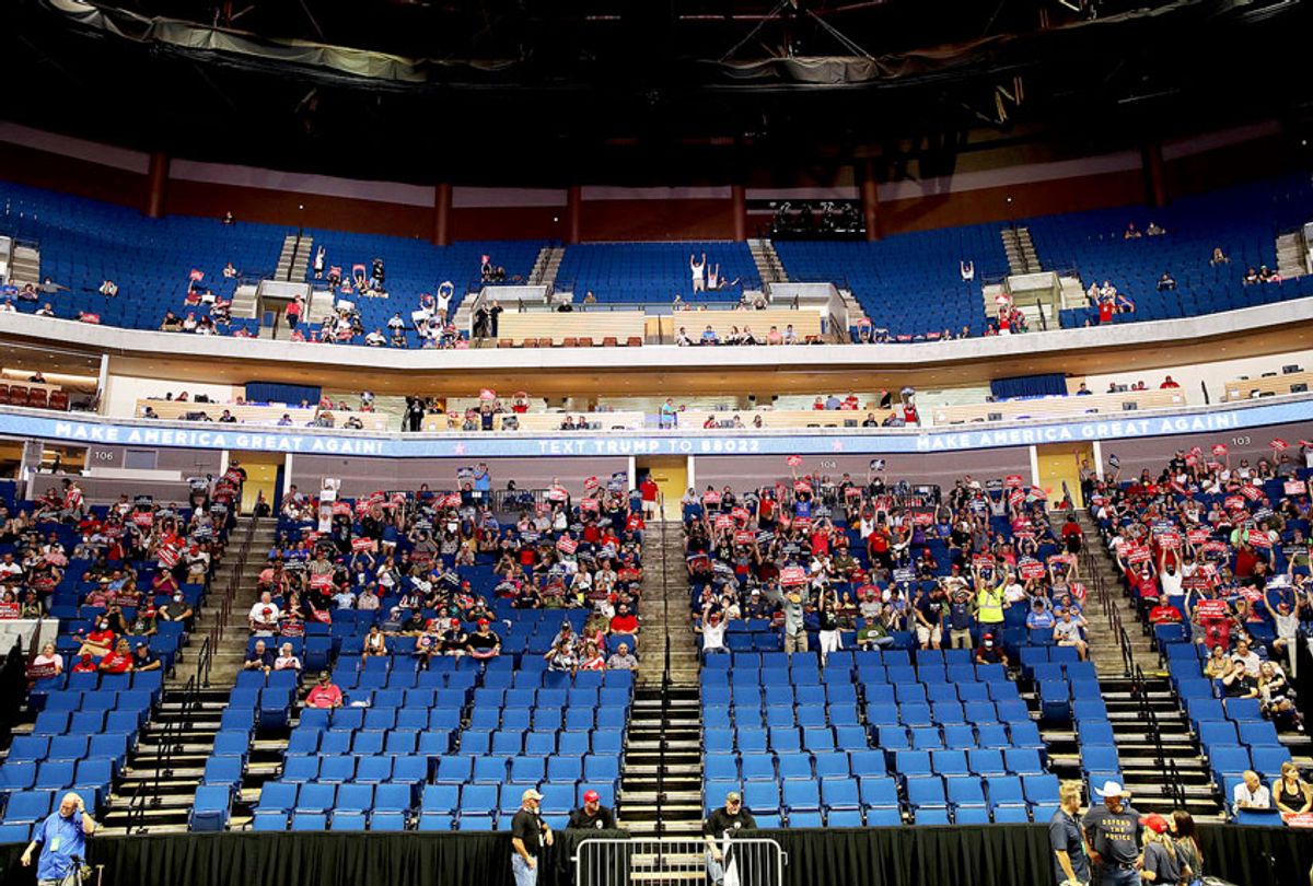 Campaign rally for U.S. President Donald Trump at the BOK Center, June 20, 2020 in Tulsa, Oklahoma. (Getty Images)