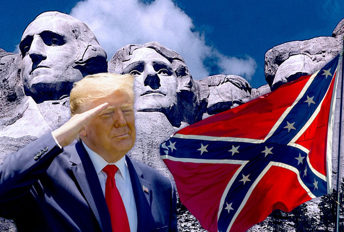 Donald Trump | The Confederate Flag | Mt. Rushmore (Photo illustration by Salon/Getty Images)