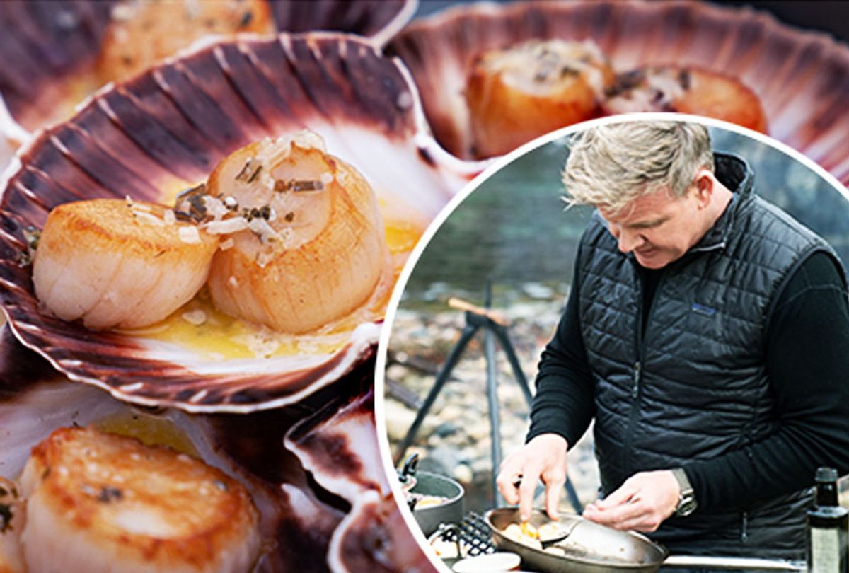 Hand-Dived Sea Scallops | Gordon Ramsey (National Geographics)