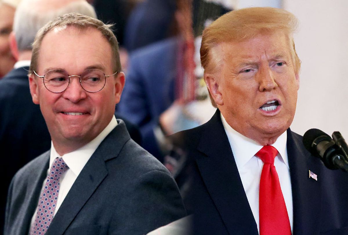 Mick Mulvaney and Donald Trump (Getty Images/Salon)