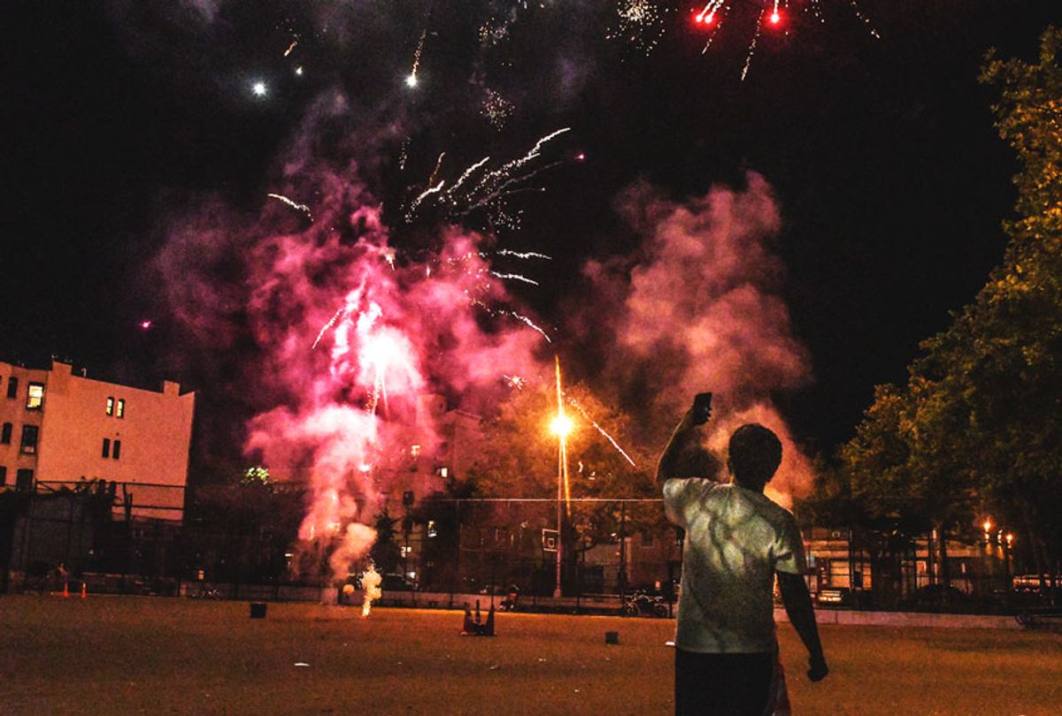 Nightly Rogue Fireworks Displays Across New York Continue To Bemuse The City (Stephanie Keith/Getty Images)