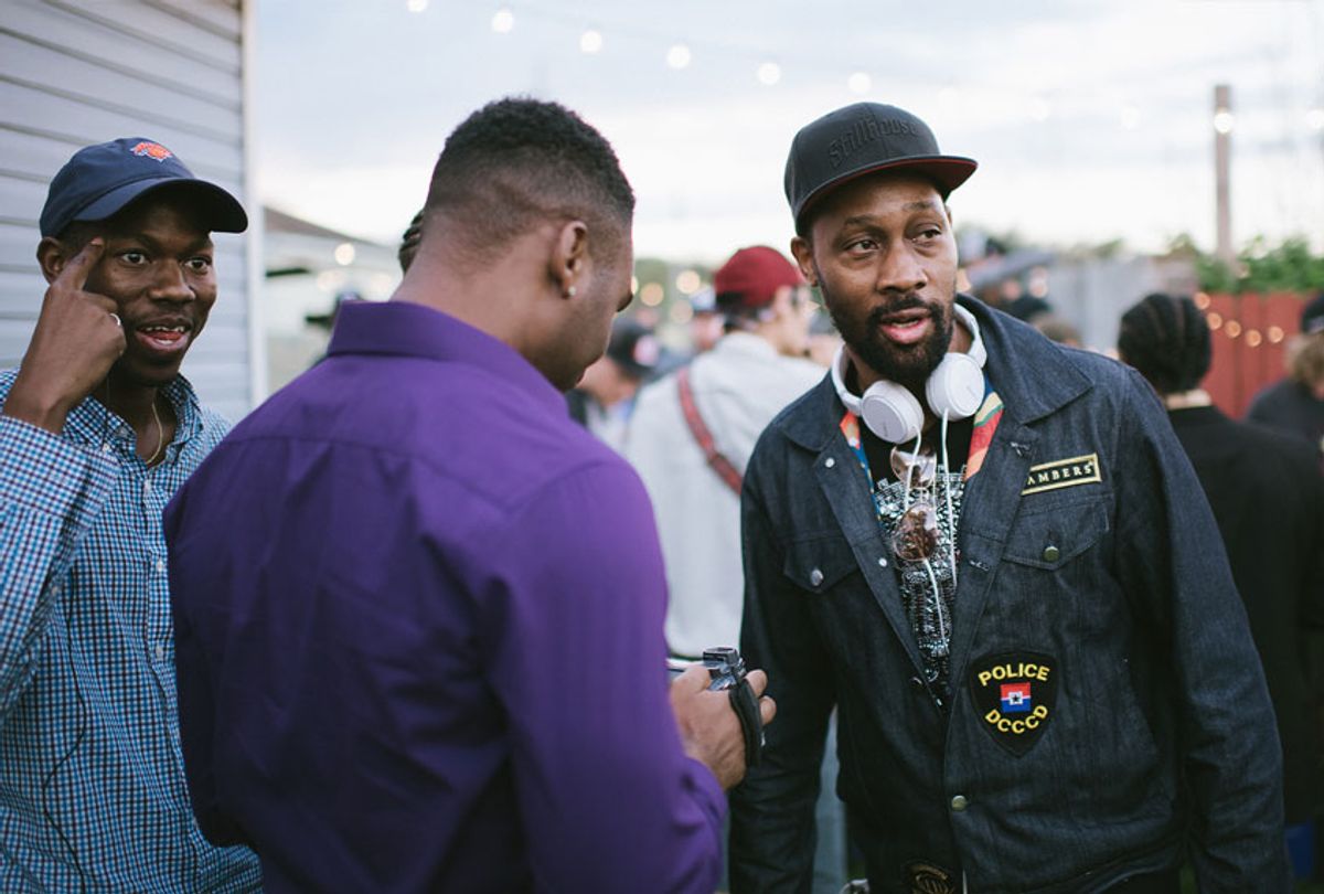 RZA directing the film "Cut Throat City" (Well Go USA Entertainment)