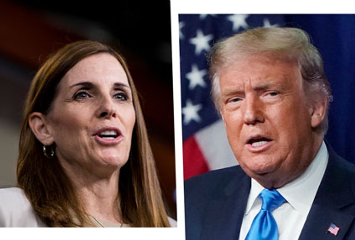 Martha McSally and Donald Trump (Photo illustration by Salon/Getty Images)