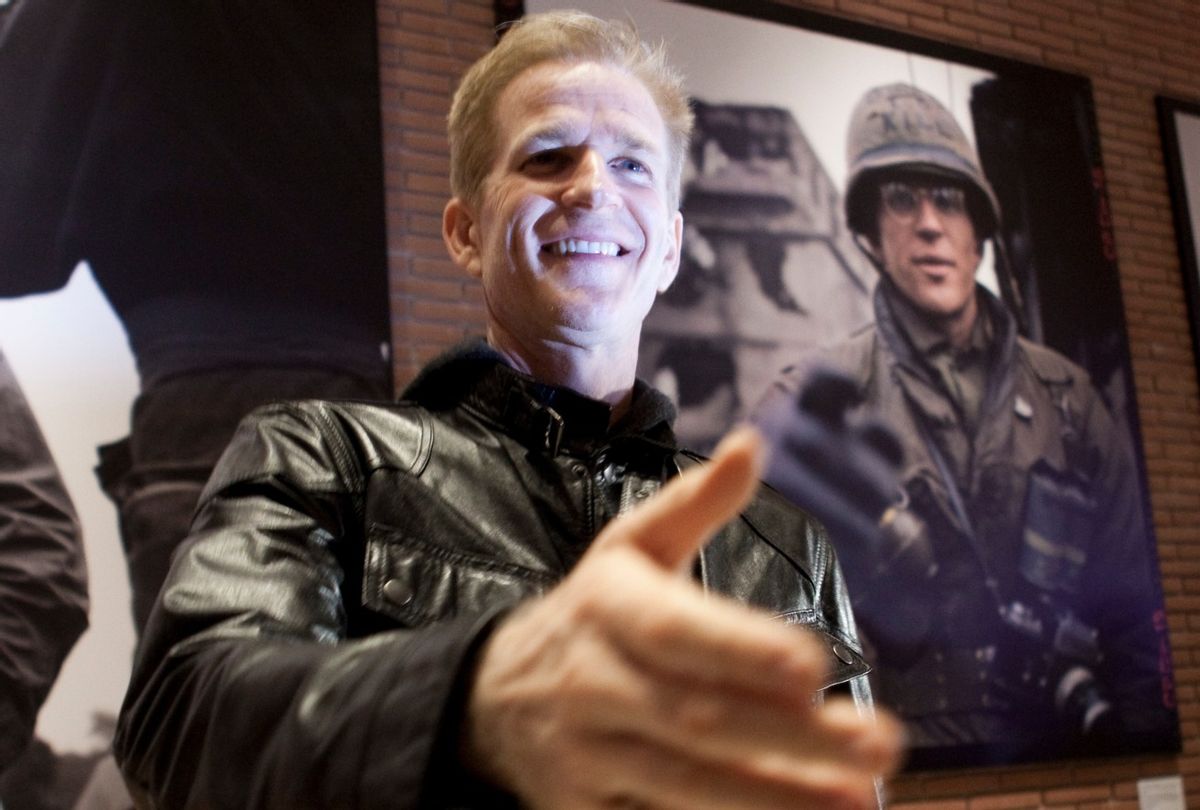 Matthew Modine opens his photography exhibition "Full Metal Jacket" diary Redux for the 25th anniversary of Stanley Kubrick's film during the 7th International Roma Film Festival (Alessandra Benedetti/Corbis via Getty Images)