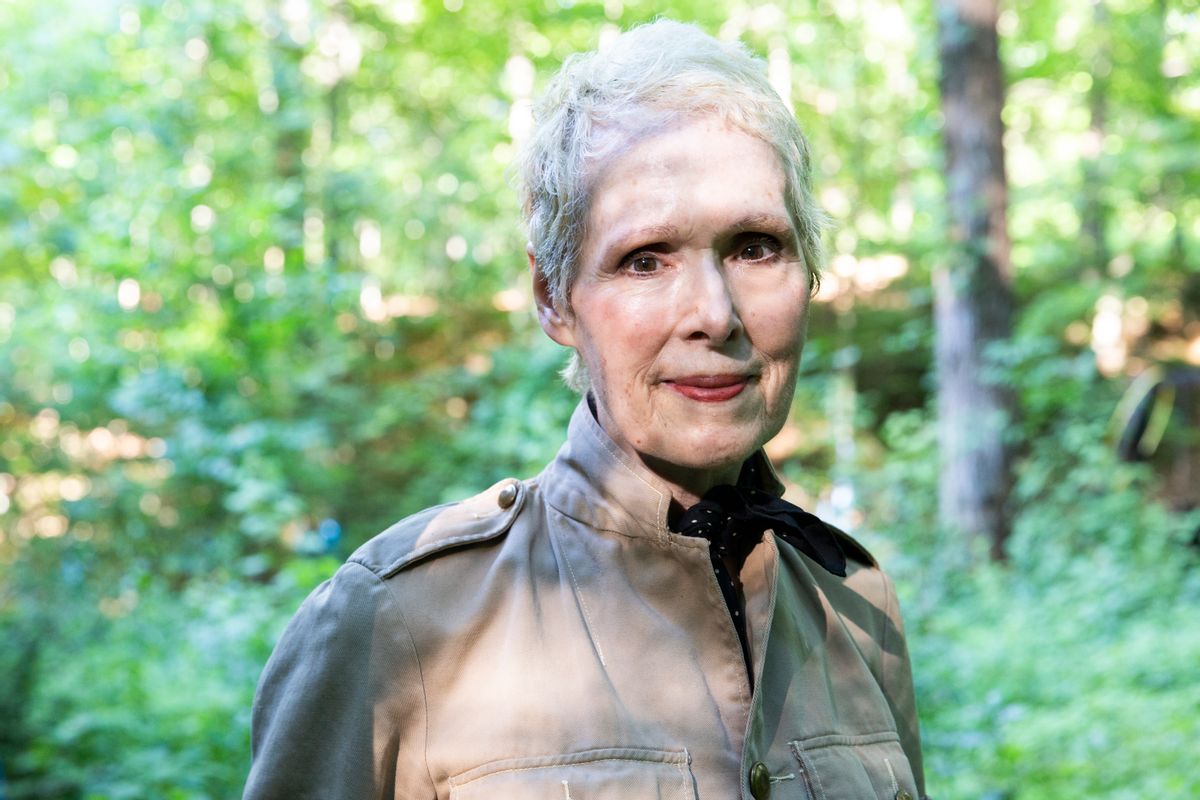 WARWICK, NEW YORK - JUNE 21, 2019: E. Jean Carroll at her home in Warwick, NY. Carroll claims that Donald Trump sexually assaulted her in a dressing room at a Manhattan department store in the mid-1990s. Trump denies knowing Carroll. (Eva Deitch for The Washington Post via Getty Images)